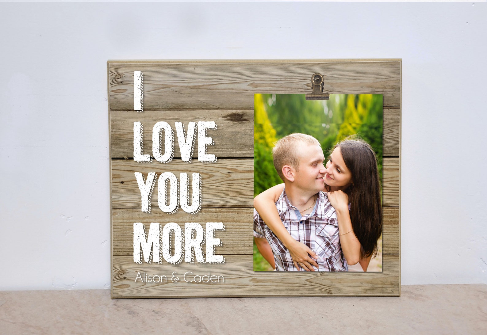 I LOVE YOU More Photo Frame Birthday Gift for Her Gift for Etsy