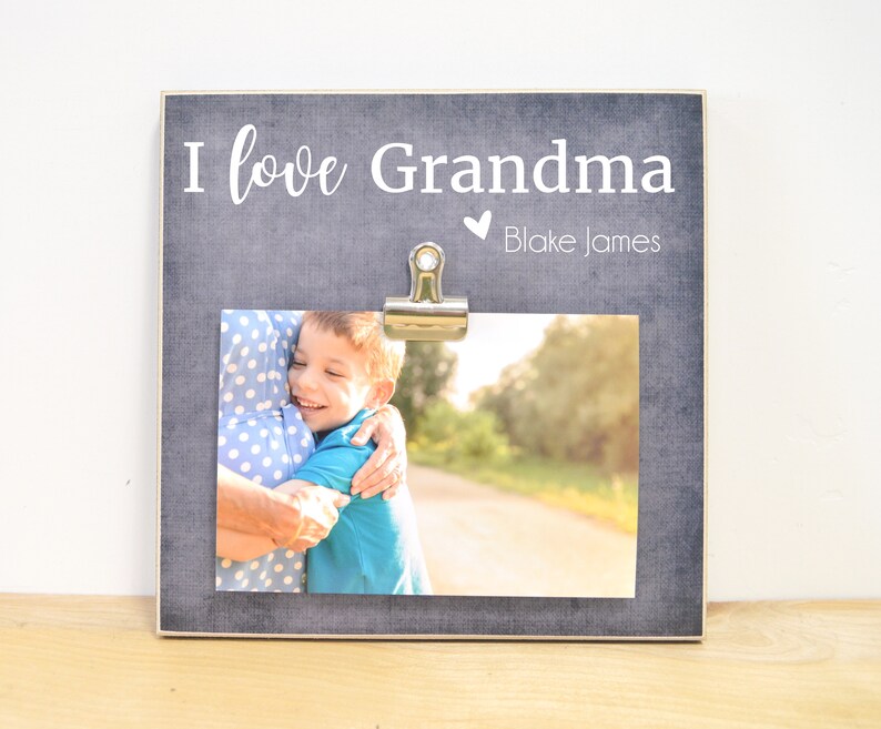 Personalized Grandma Photo Frame Gift For Grandma Gift For Etsy