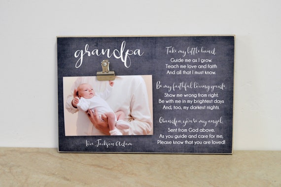 J/'aime mon Papy Cadre Photo en céramique 4 x 6 papy anniversaire Fête des Pères Cadeaux