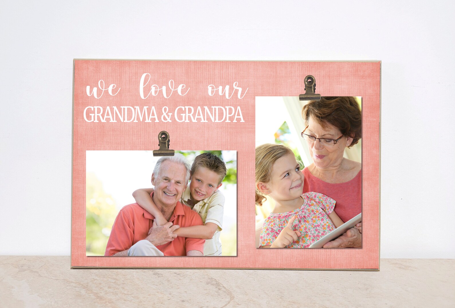 Personalized Grandma Photo Frame Christmas Gift for Grandma Etsy