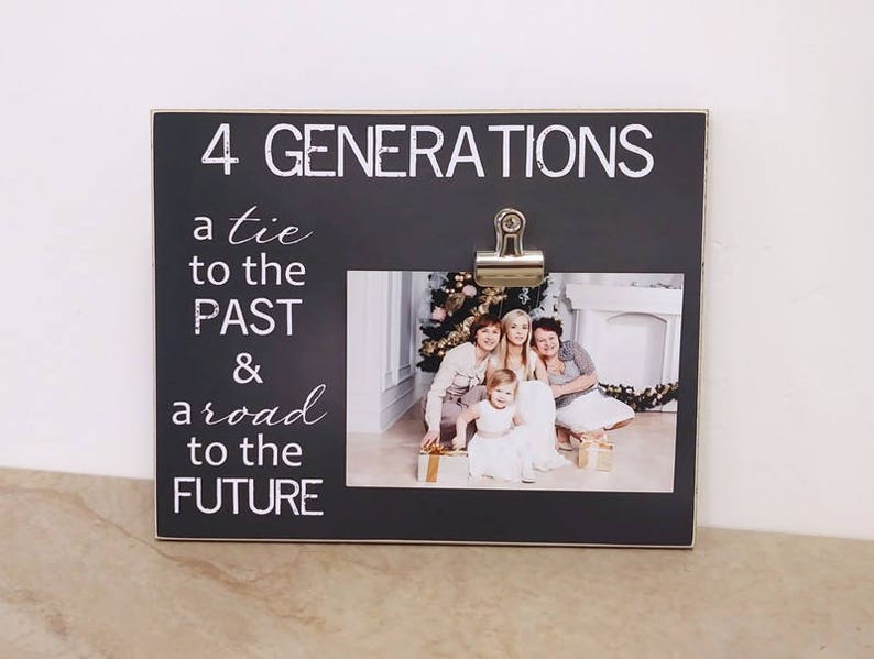 Four Generation Photo Frame Gift Idea 4 Picture Mother S Day Father To