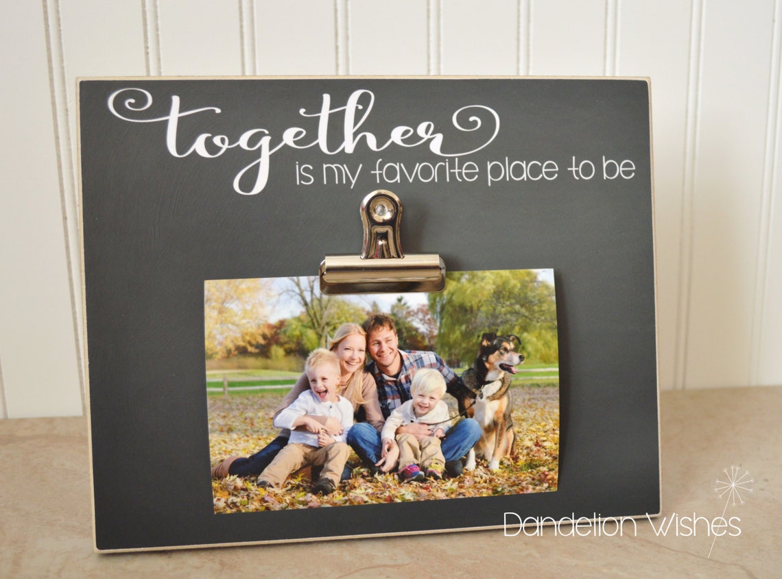 Family Frame Together Is My Favorite Place To Be 8x10 Photo Etsy