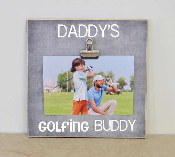 Clip Frame Gift from Son Gift for Dad Clip Frame For Dad BUDDY: Daddy/'s Fishing Buddy Gift for Parent Photo Frame Photo Frame For Dad