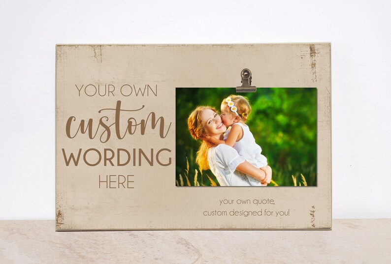 Custom Design Photo Frame Create Your Own Frame Personalized Etsy