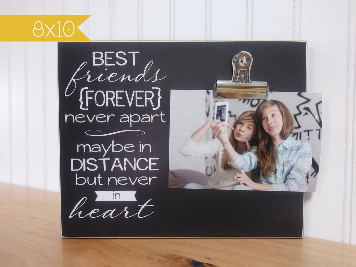 Best Friends Photo Frame BFF Gift Valentines Gift Picture Etsy