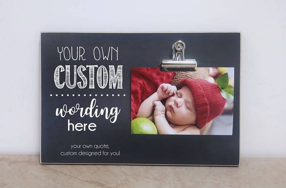 Custom Design Photo Frame Gift For Mom, Custom Christmas Gift For Mom