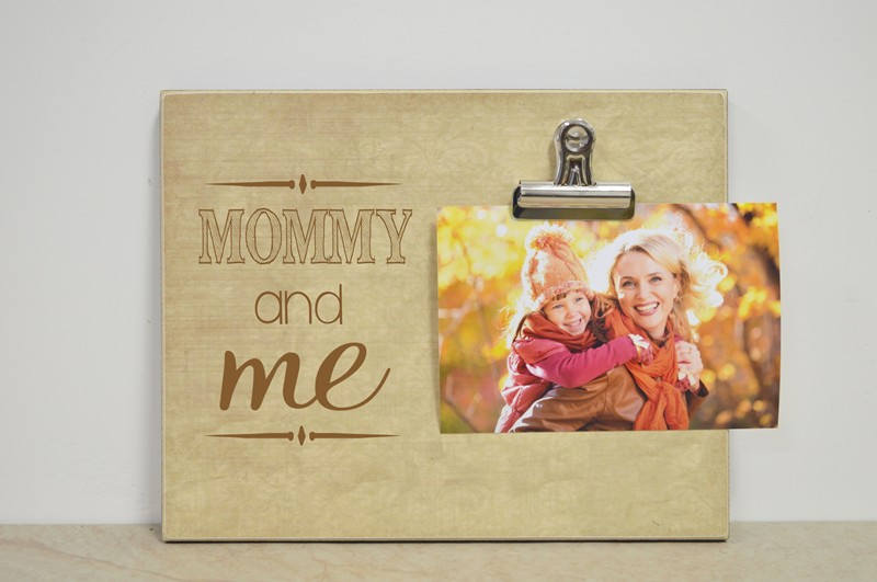 Mommy and Me Photo Frame Christmas Gift Personalized Picture Etsy