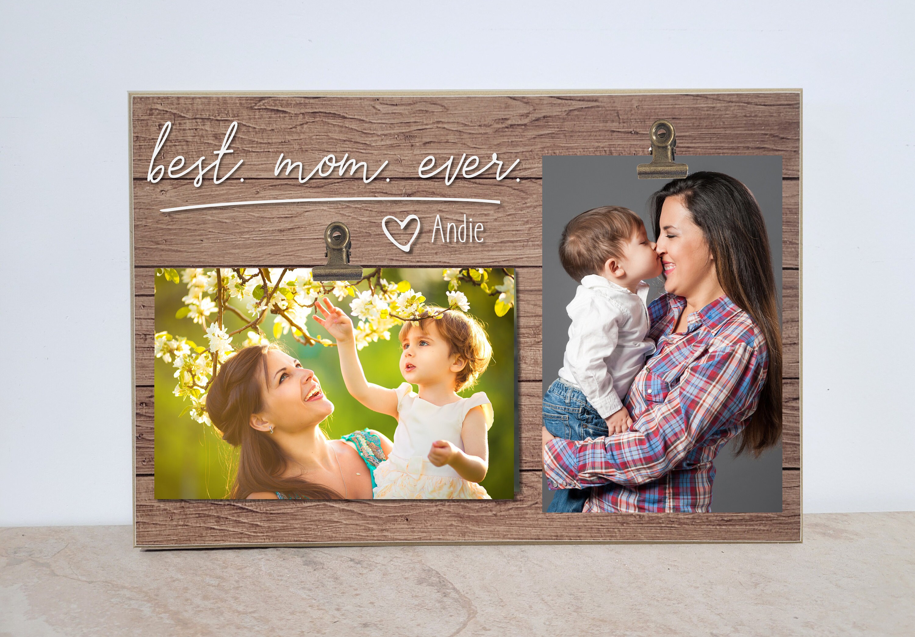 Best Mom Ever Personalized Picture Frame for Mom Custom Etsy UK