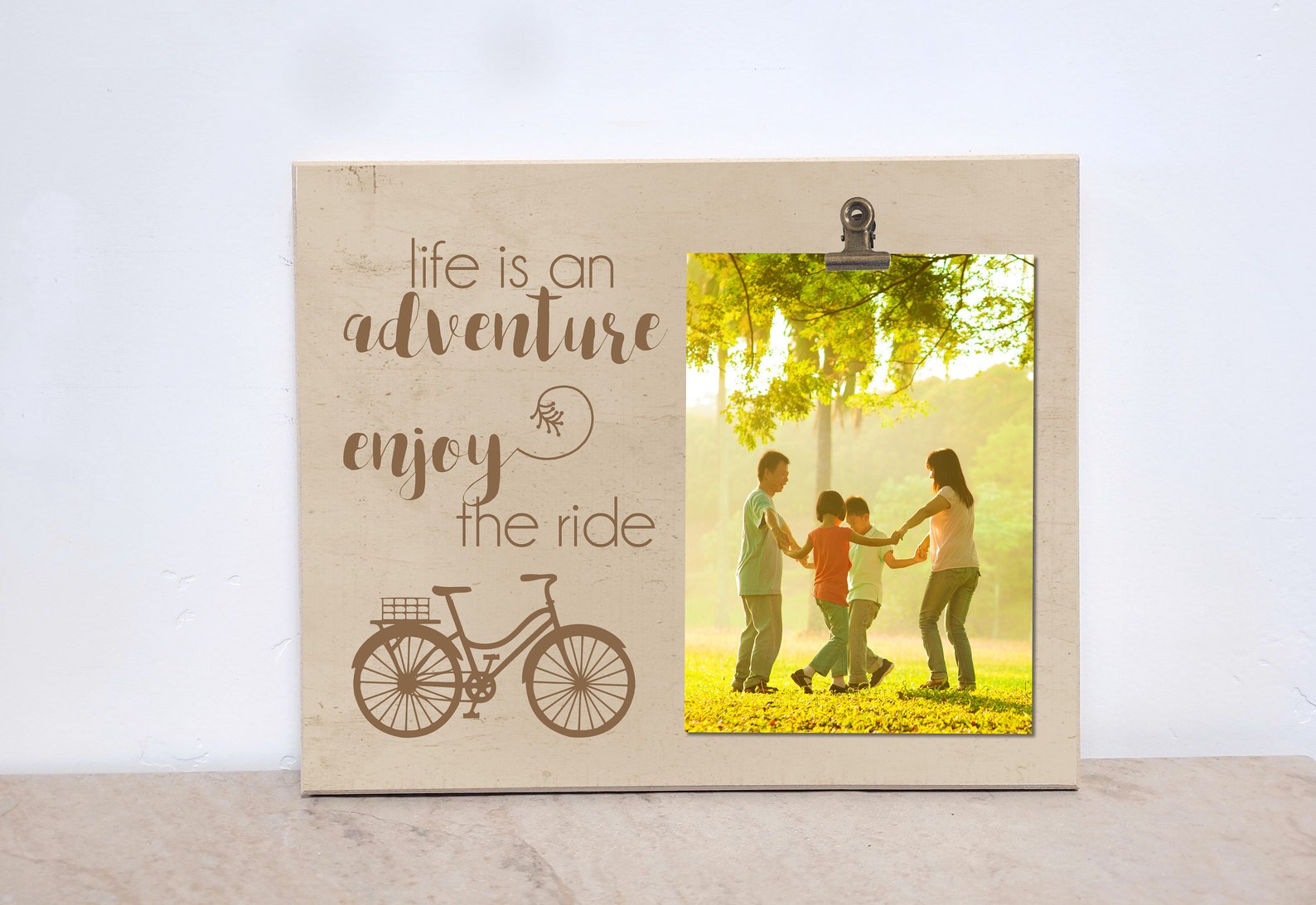 Family Picture Frame Housewarming Gift life is an Adventure Etsy