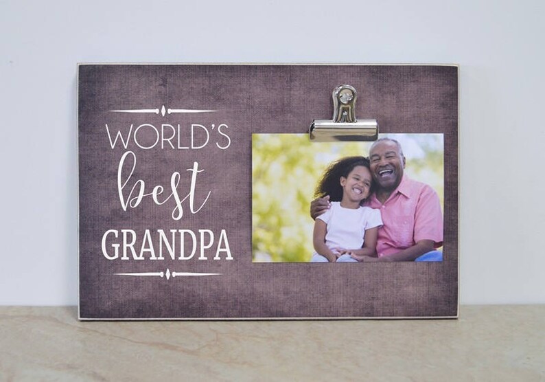 Personalized Picture Frame World S Best Grandpa Image 0