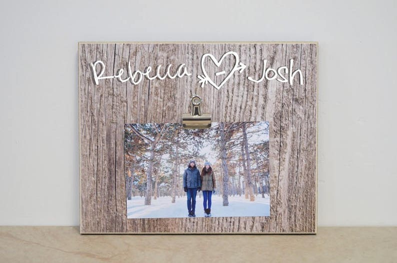 Valentines Day Gift for Her Personalized Photo Frame Custom Etsy