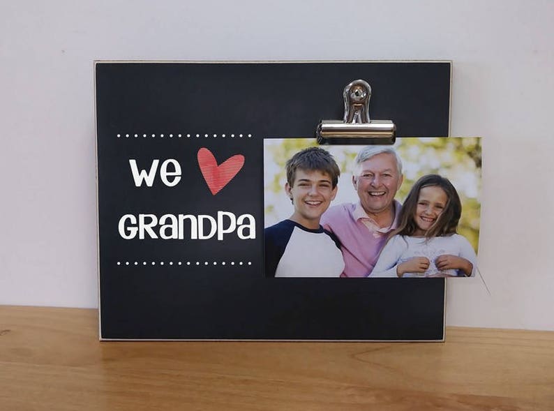 Grandparent Photo Frame Gift For Grandparents Custom Picture Etsy