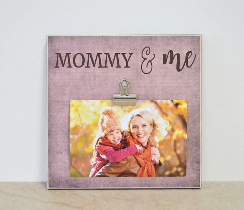 Personalized mommy and Me Photo Frame Gift for Mom Etsy