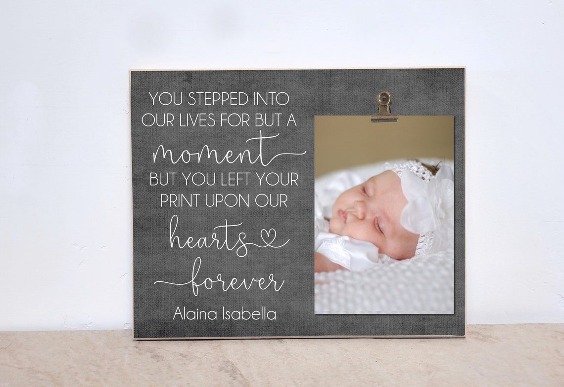 Memorial Gift Infant Loss Gift Memories Photo Frame left Etsy