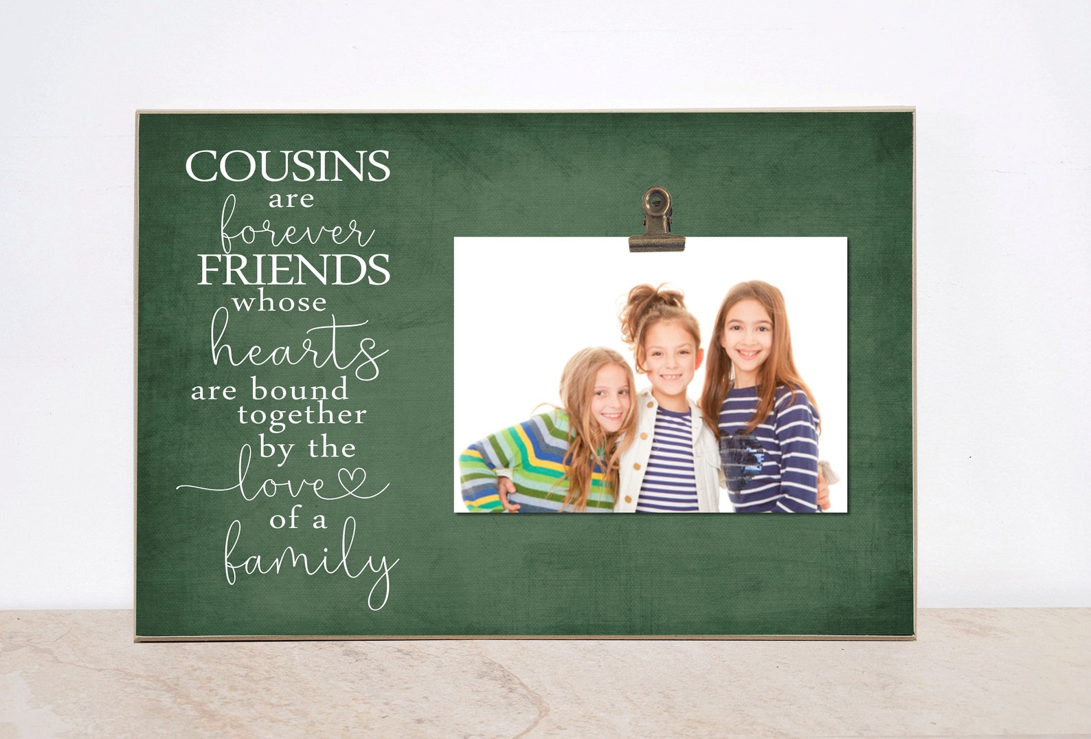 Cousins Photo Frame Gift for Cousins Family Gift Christmas Etsy