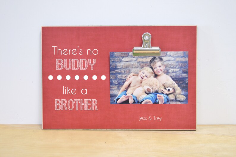 Brother Picture Frame Custom Photo Frame Big Brother Gift Etsy