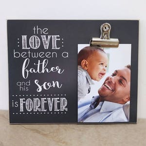 dad son picture frame