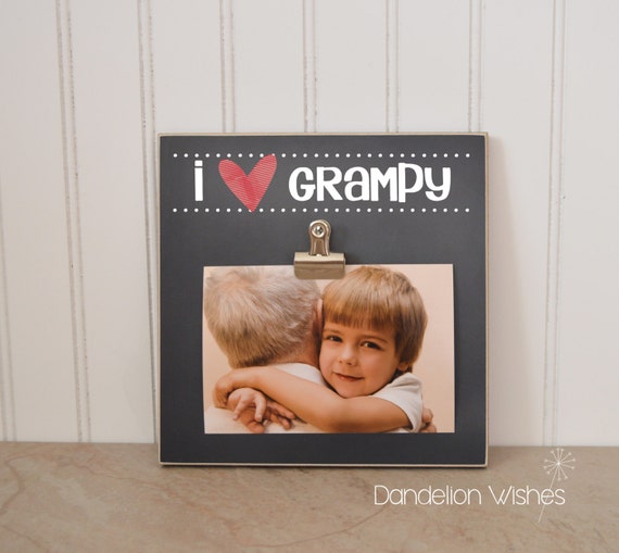 Personalized Photo Clip Frame Valentines Gift for Grandpa - Etsy