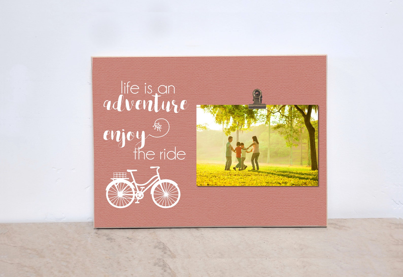 Family Picture Frame Housewarming Gift life is an Adventure Etsy