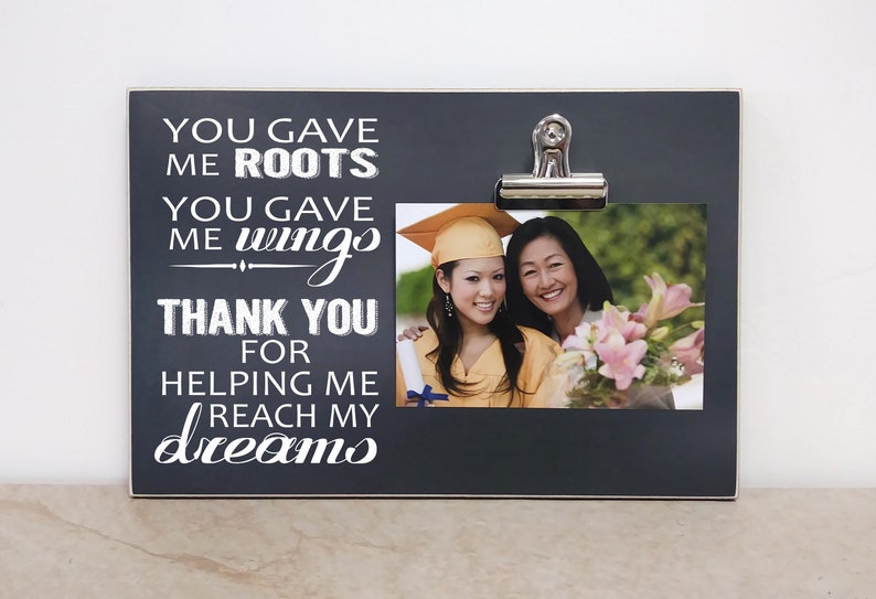 Graduation Picture Frame Thank You Gift For Mentor Christmas Etsy