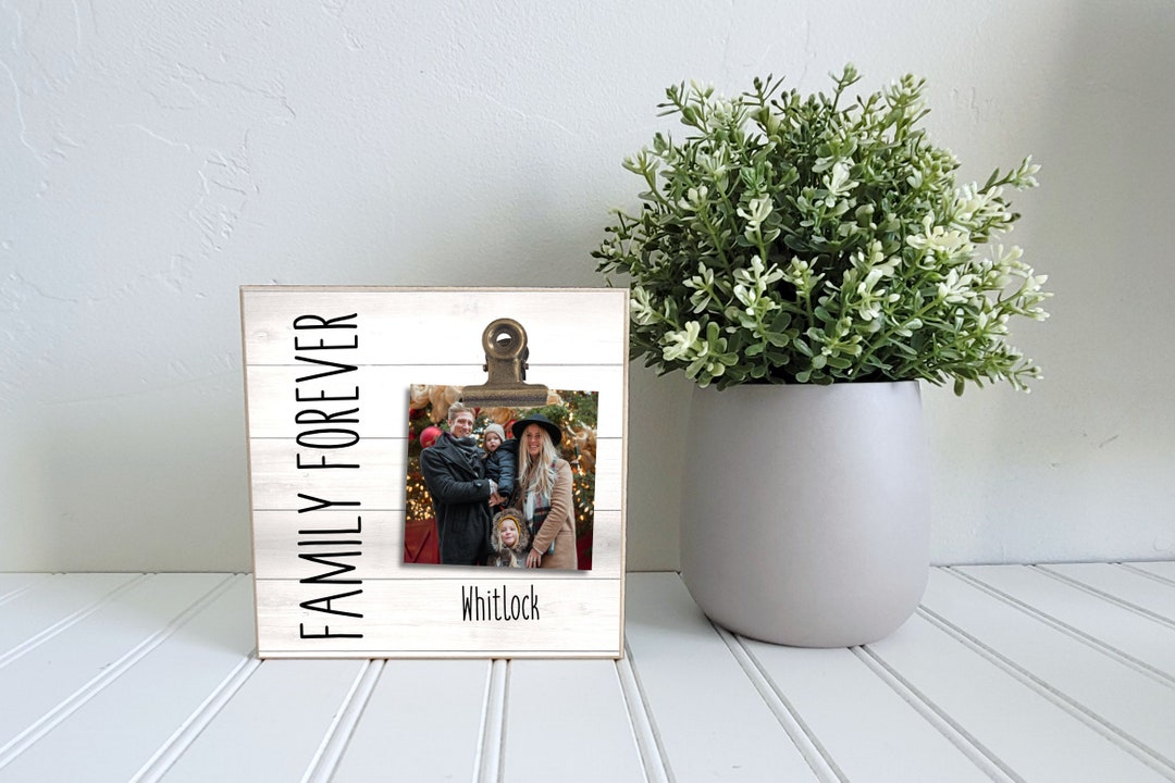 Family Forever Picture Frame Personalized Gift for Family - Etsy
