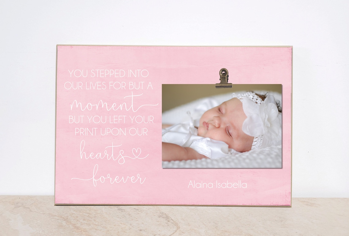 Memorial Gift Infant Loss Gift Memories Photo Frame left Etsy