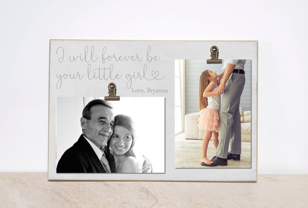 Father of the Bride Gift, Father Daughter Picture Frame, Personalized