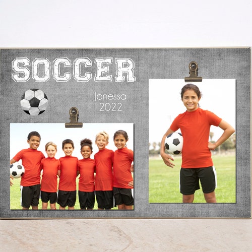 Soccer Photo Frame Team Picture Frame Soccer Gift Sports Etsy