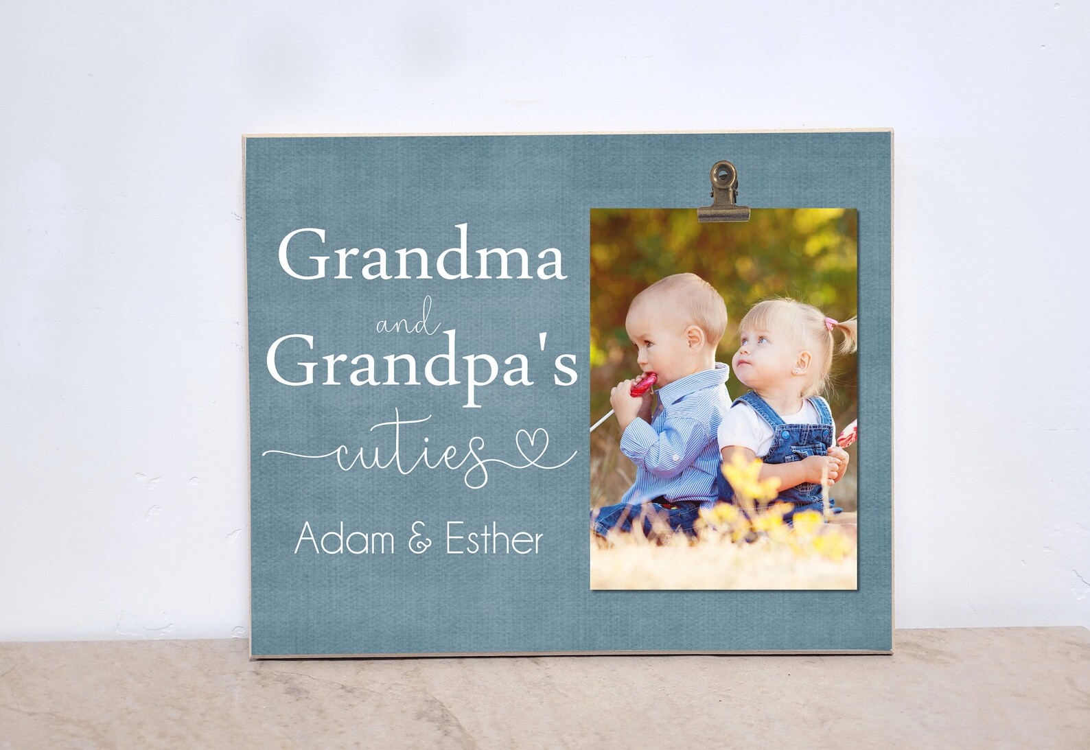 Grandparent Photo Frame Grandchildren Frame Personalized Etsy
