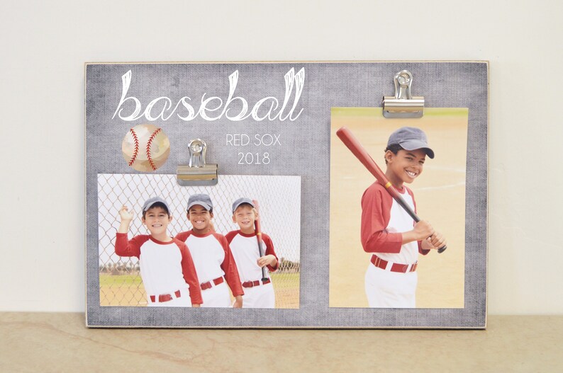 Baseball Photo Frame Team Picture Frame Baseball Gift Etsy