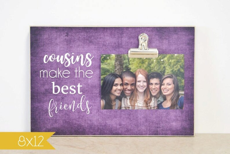 Cousins Make The Best Friends Photo Frame Christmas Gift For Etsy