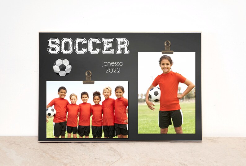 Soccer Photo Frame Team Picture Frame Soccer Gift Sports Etsy