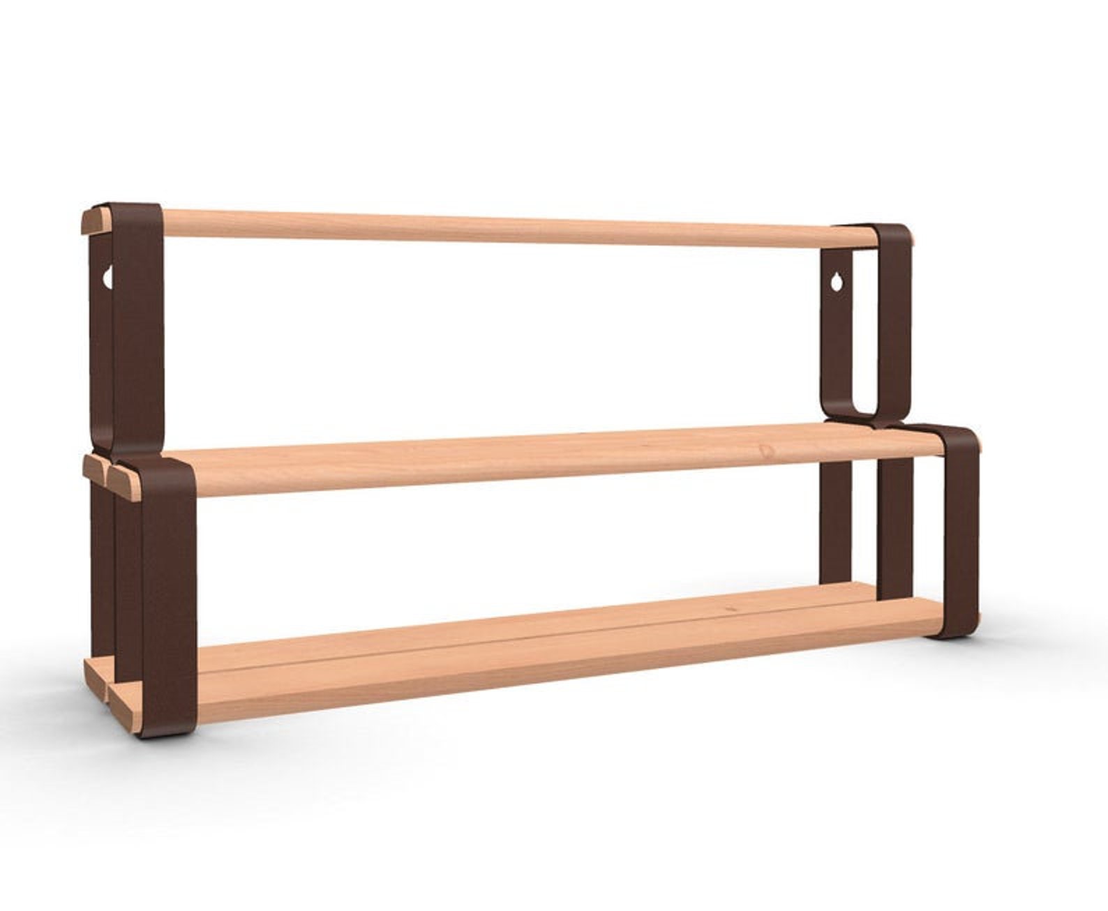 3 Level Small Display Shelf 5 Wood Shelves Multiple Colors Etsy
