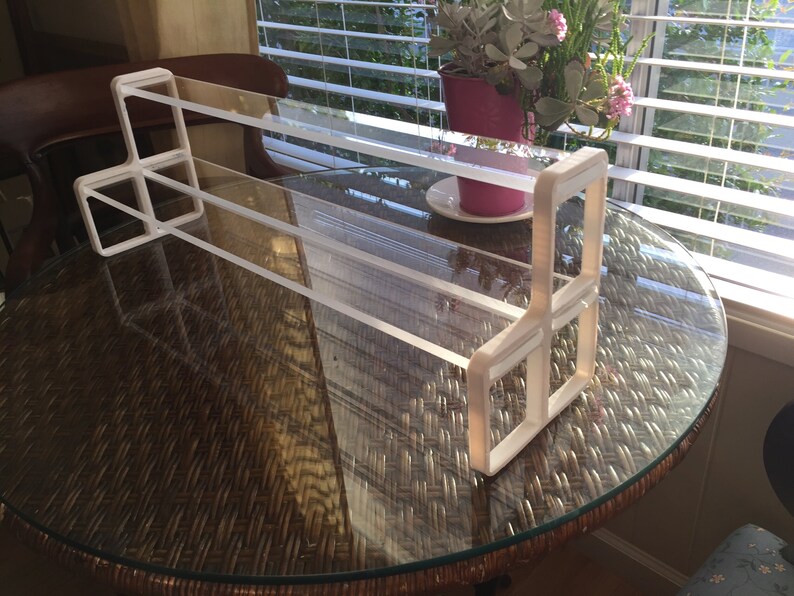 Clear Acrylic 2 tier Shelf w/3 shelves PLX W3 Etsy