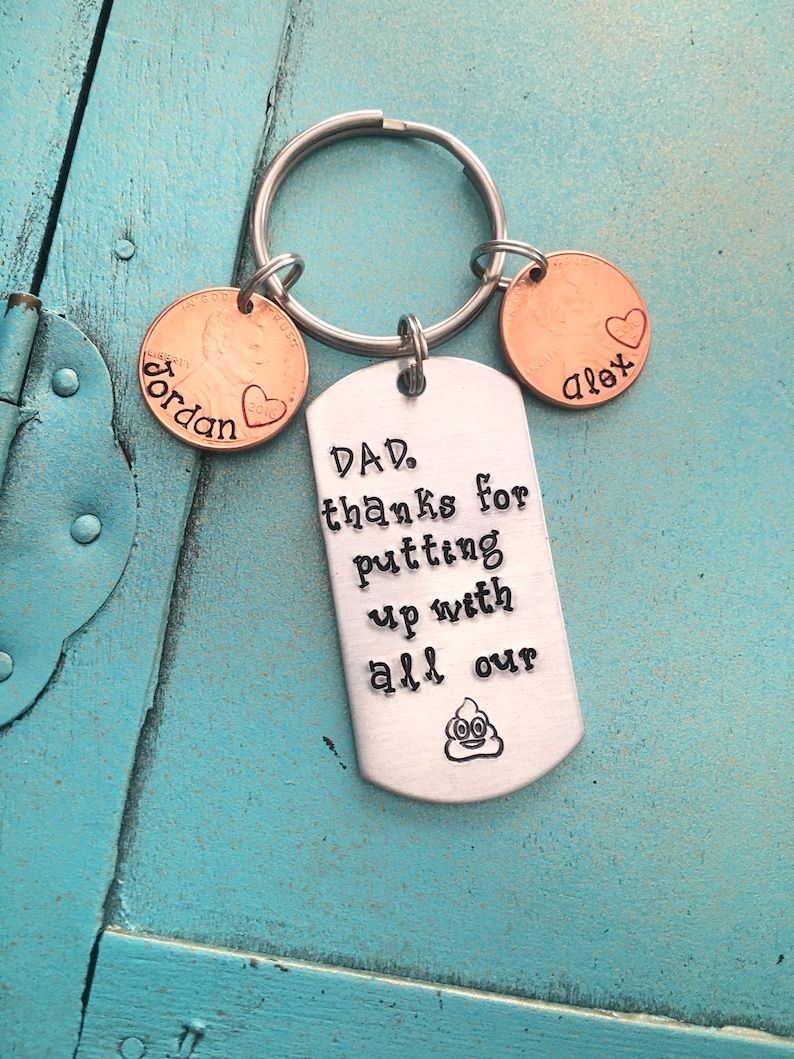 Funny Christmas Gift Funny Personalized Dad Keychain Daddy Etsy