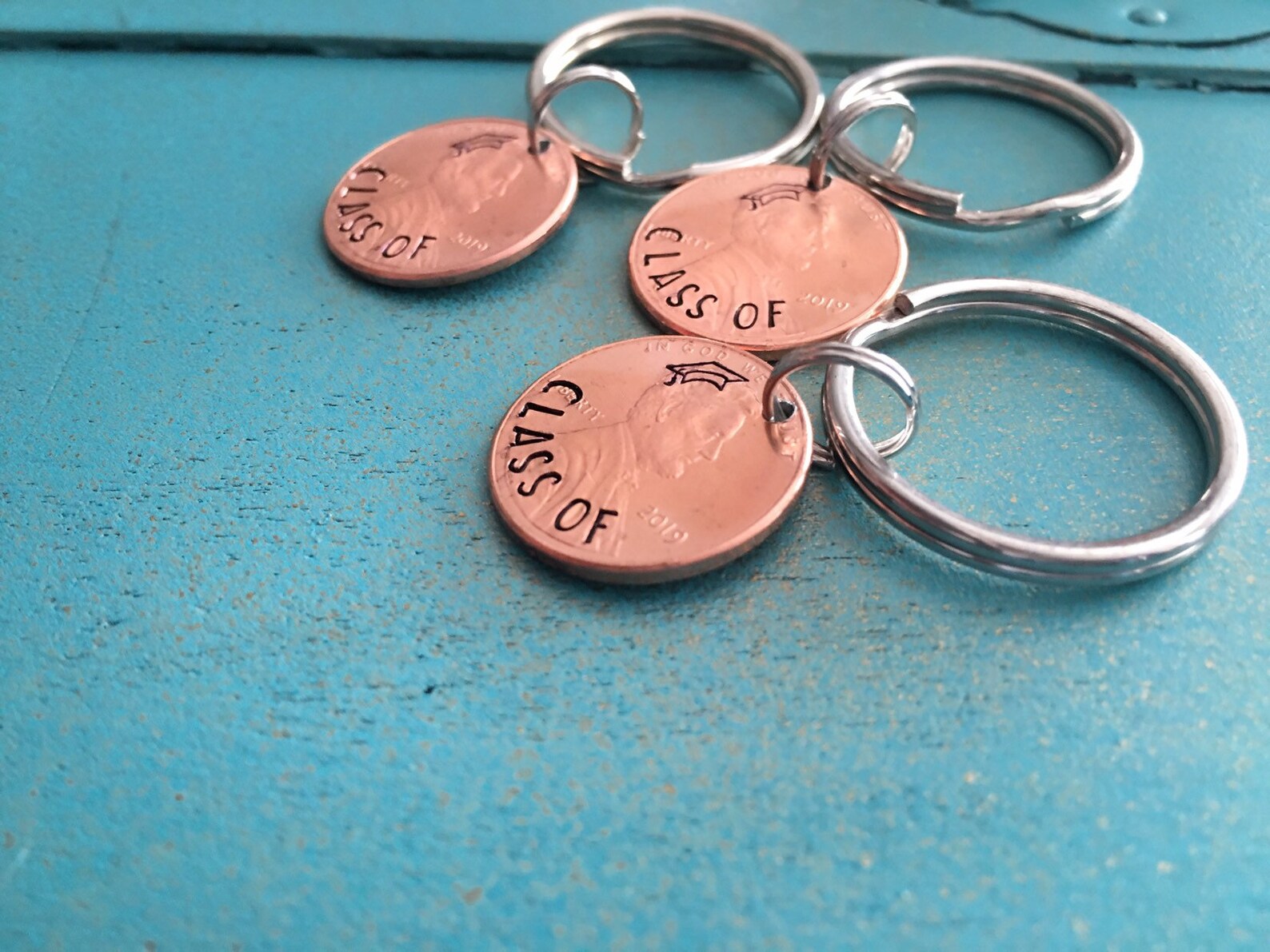 Class of 2023 Keychains Bulk Graduation Gifts Hand Stamped Etsy