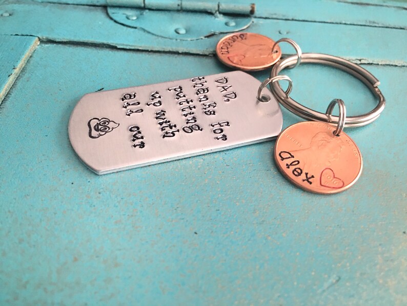 Funny Christmas Gift Funny Personalized Dad Keychain Daddy Etsy