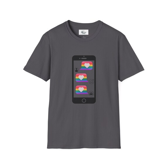 IPhone Chat Pride Shirt Unisex Softstyle T shirt Etsy Australia