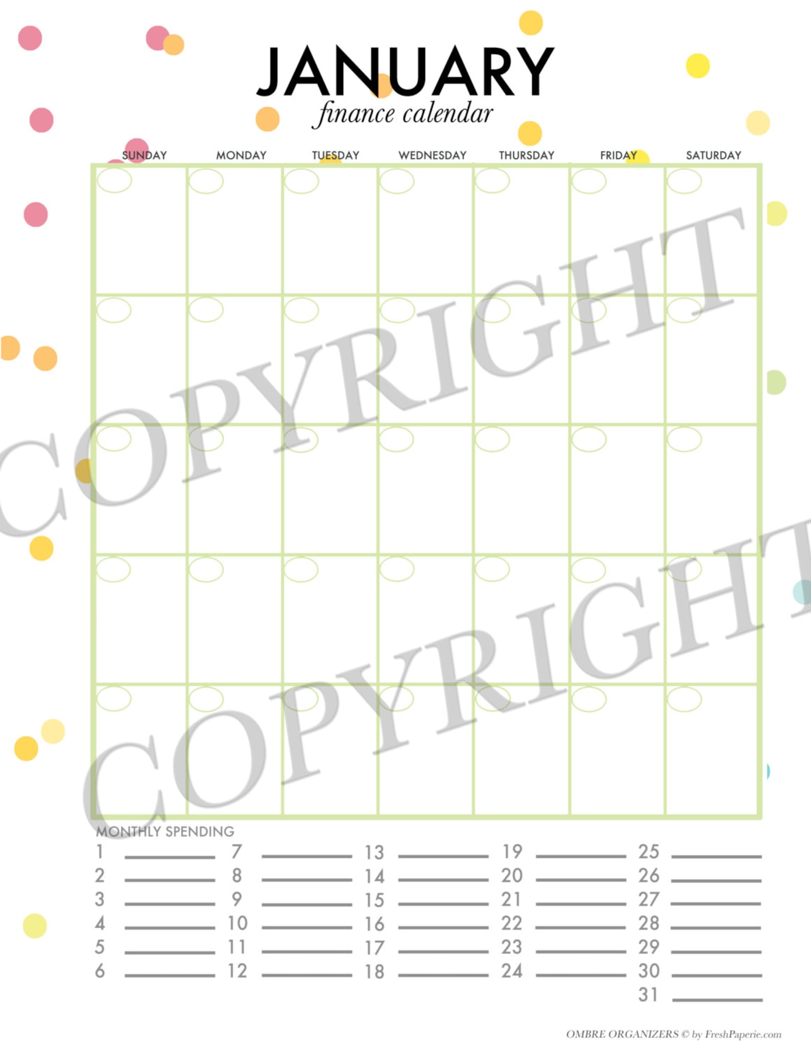Personal Finance Organizer Printables Complete Kit Instant Etsy