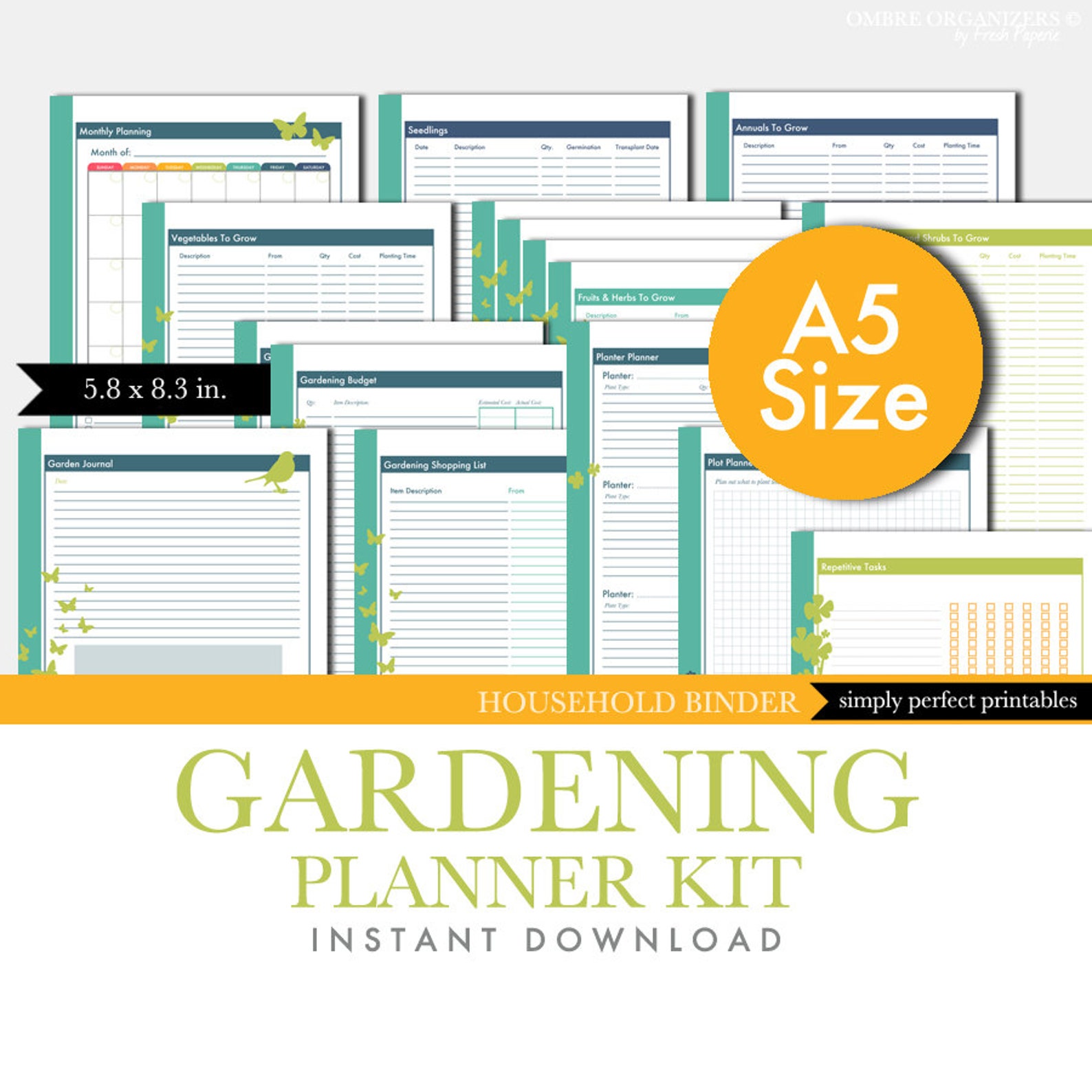 gardening journal g garden planner 2019