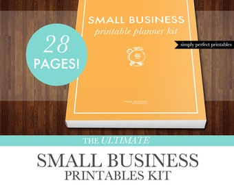 Small Business Planner Printables Kit - PDF - Letter Size