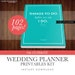 Wedding Planner Kit - PDF Digital Printables 