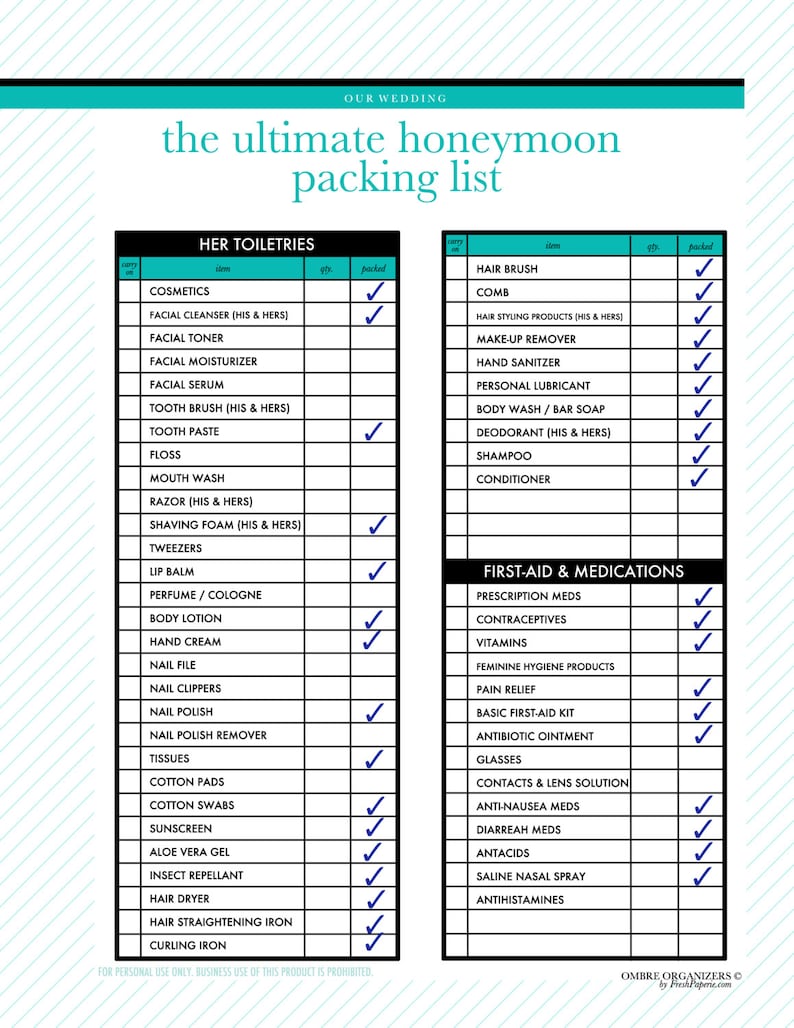 Wedding Planner Kit PDF Digital Printables - Etsy