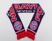 Bayern Munich Football Club Scarf Vintage Bayern Munich Wool Muffler Bayern Munich Scarves Plaid Pattern Shawl Body Wrap 56 quot X 6 quot
