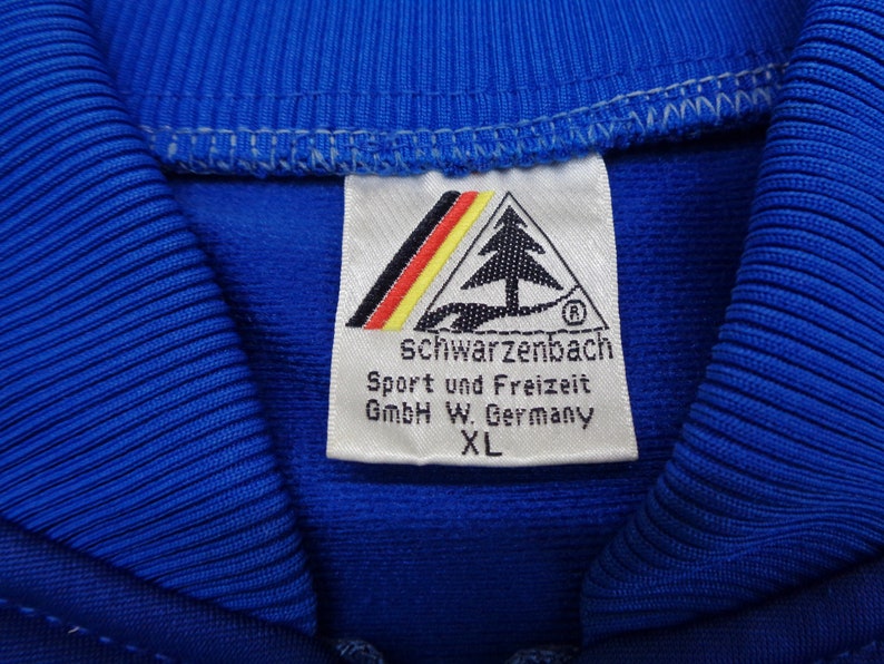 Schwarzenbach Jacket Vintage Schwarzenbach Track Jacket Schwarzenbach Vintage West Germany Colorblock Activewear Size XL