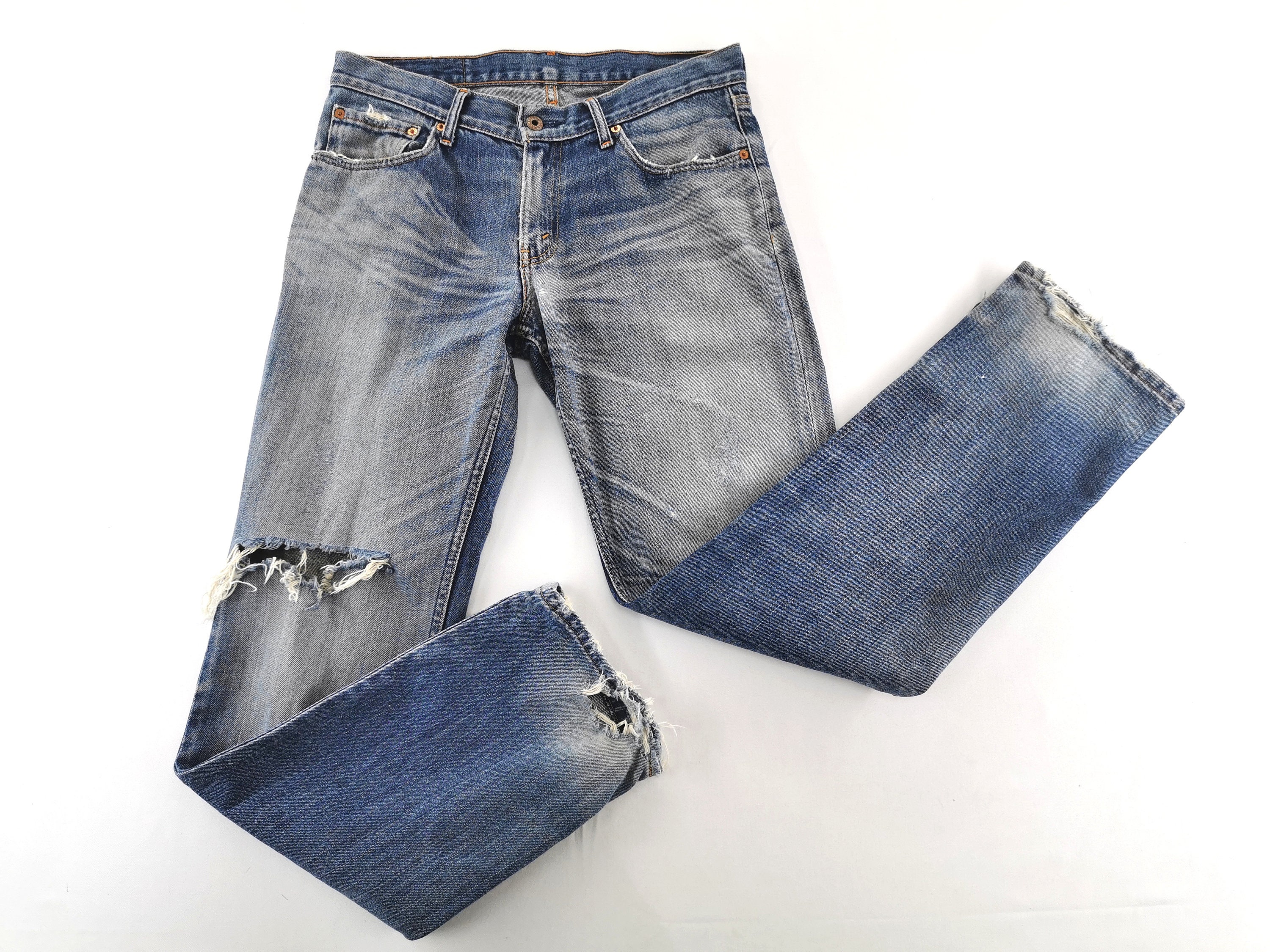 Levis 552 Jeans Distressed Destroy Vintage Size 32 Levis 552 | Etsy