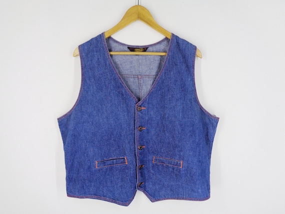 Wrangler Jacket Vintage Wrangler Vest Jacket Vinta