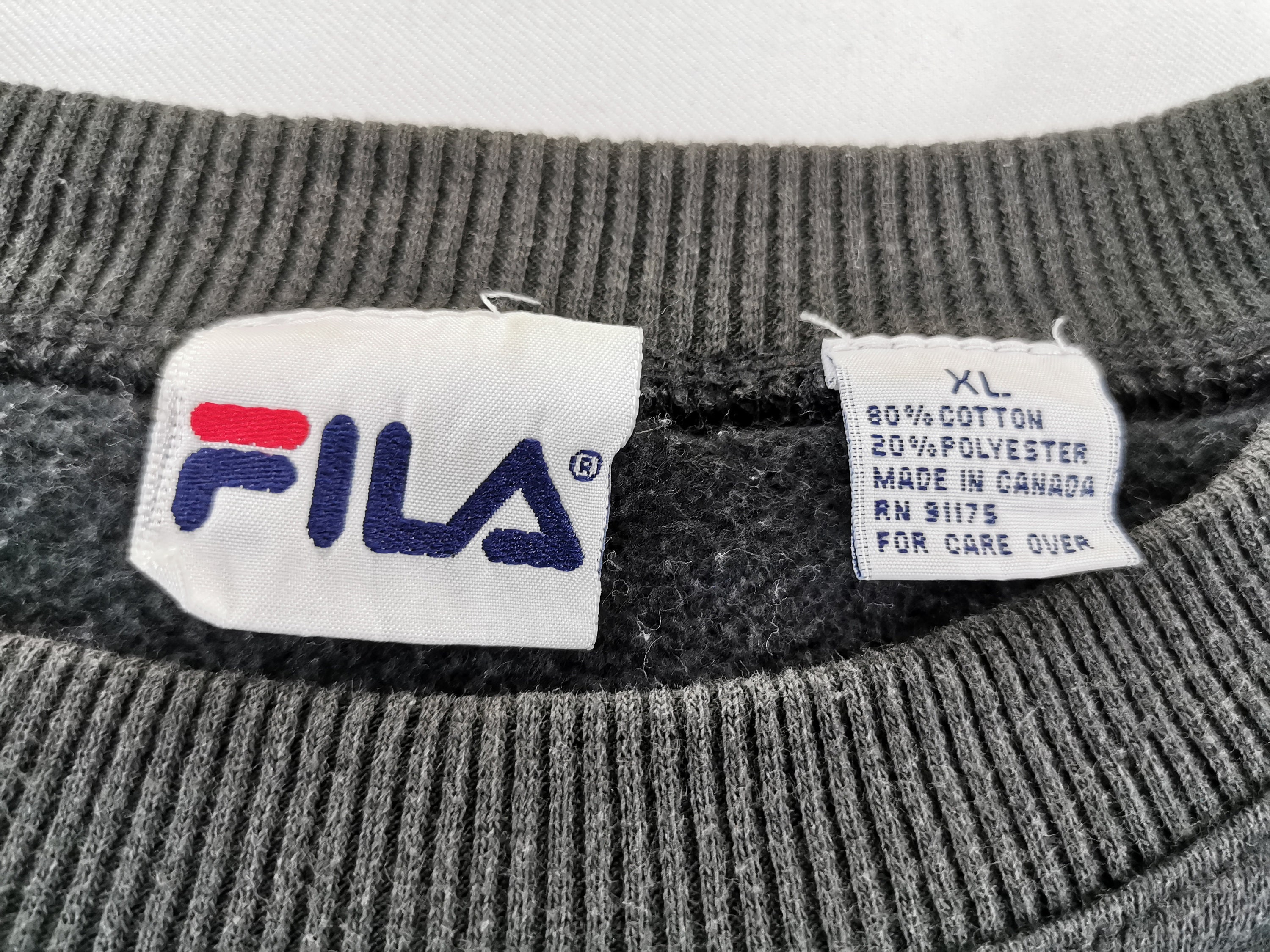 Fila Sweatshirt Vintage Fila Pullover Vintage Fila Big Logo | Etsy