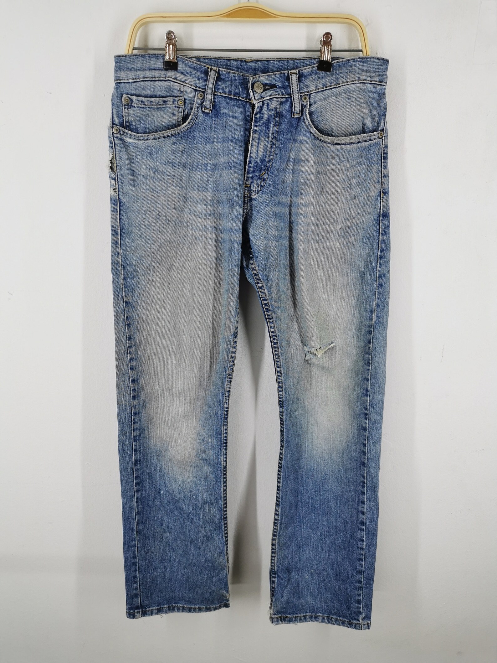 Levis 514 Jeans Distressed Size 31 Levis 514 Denim Pants Levis | Etsy