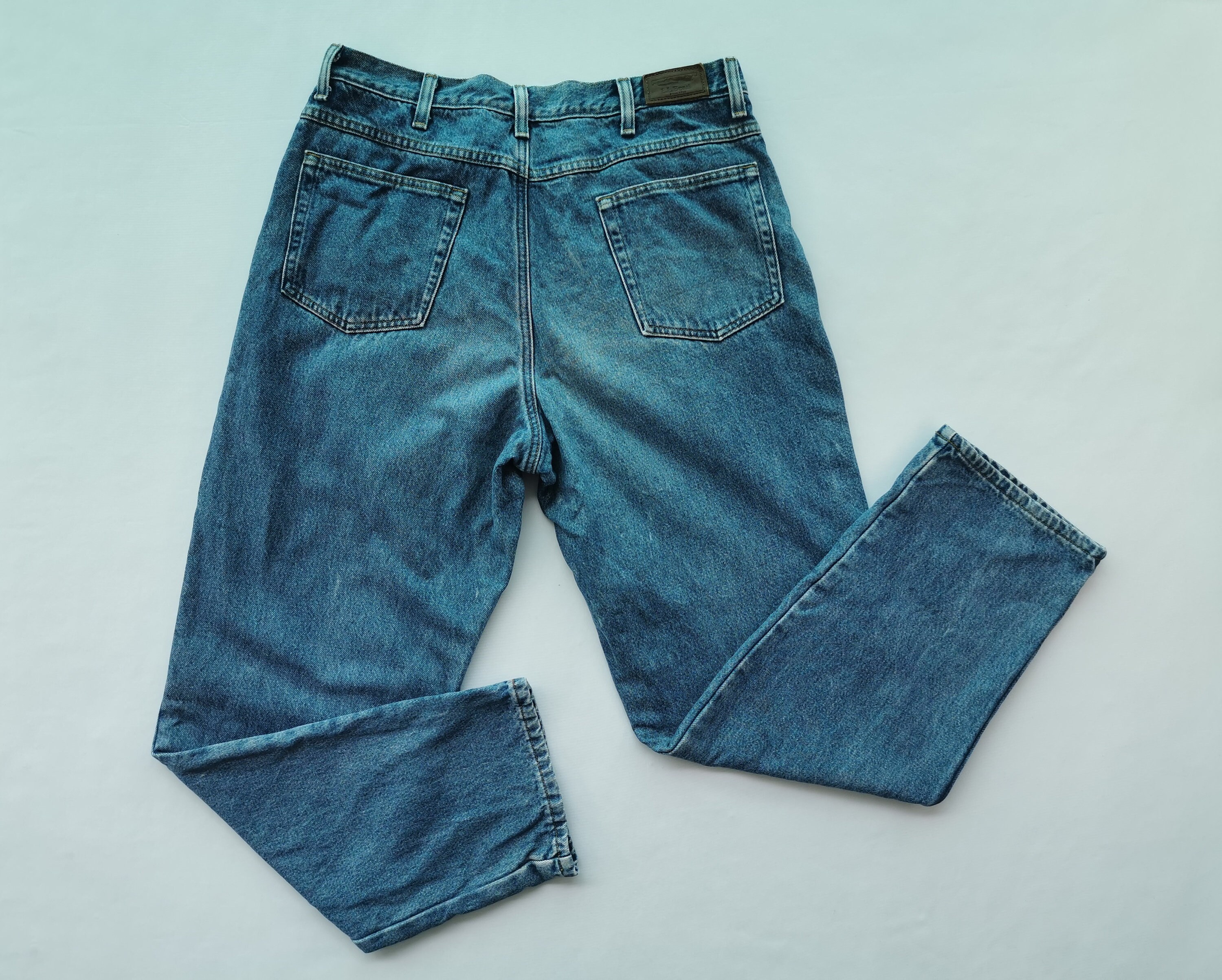 LL Bean Jeans Distressed Vintage Size 